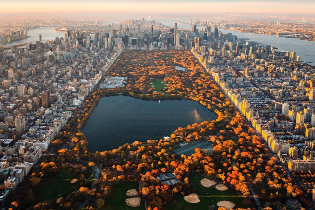 Map of New York, places to ride an electric skateboard