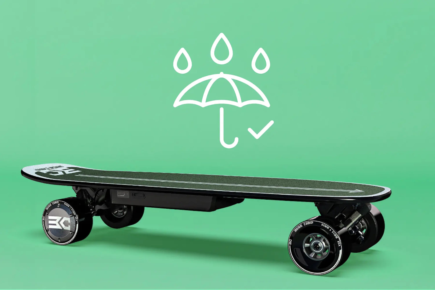 ARE ELECTRIC SKATEBOARDS WATERPROOF? - BASE CAMP BOARDS